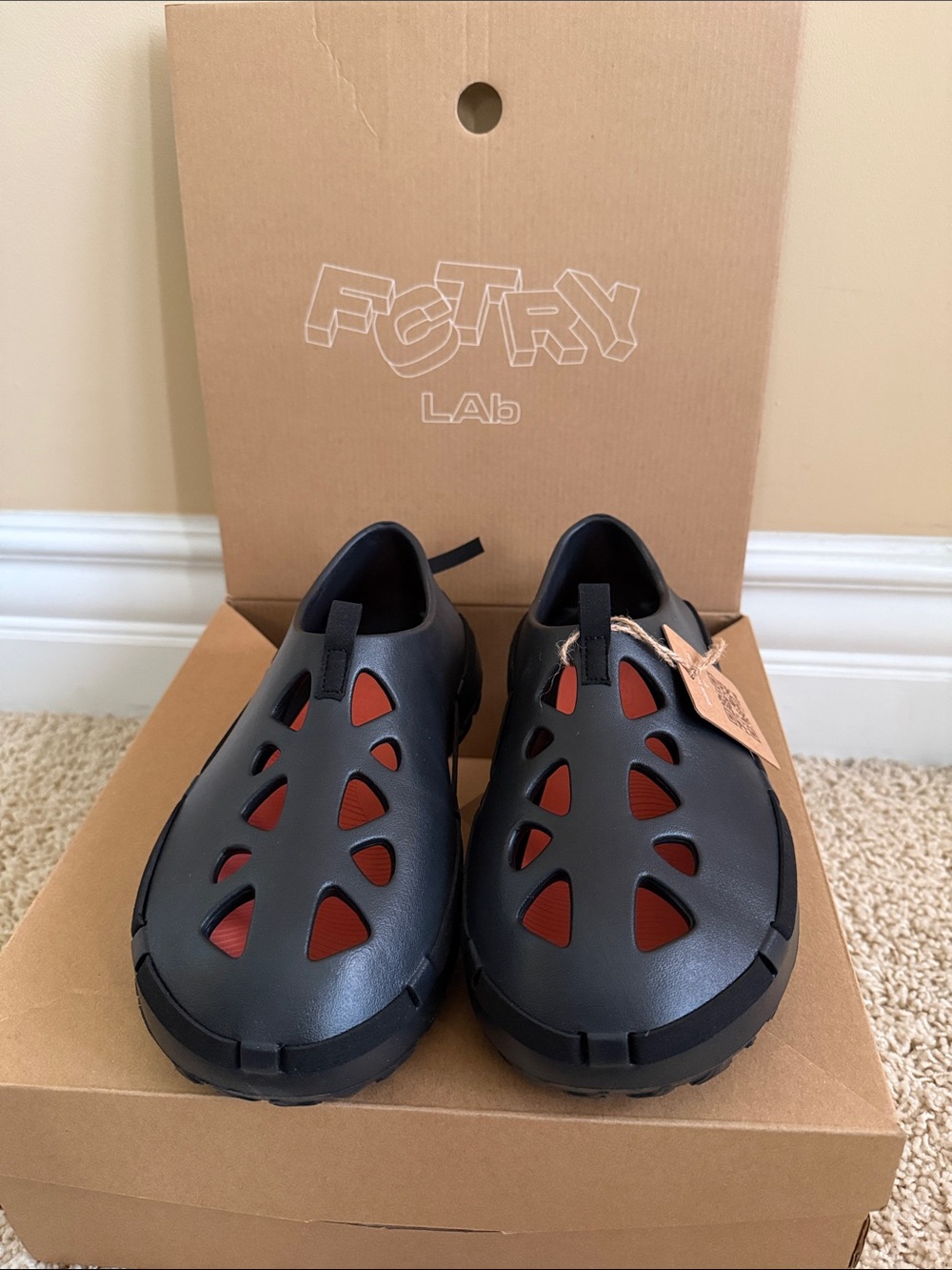 Cardboard Shoe Box with Size 11 Label